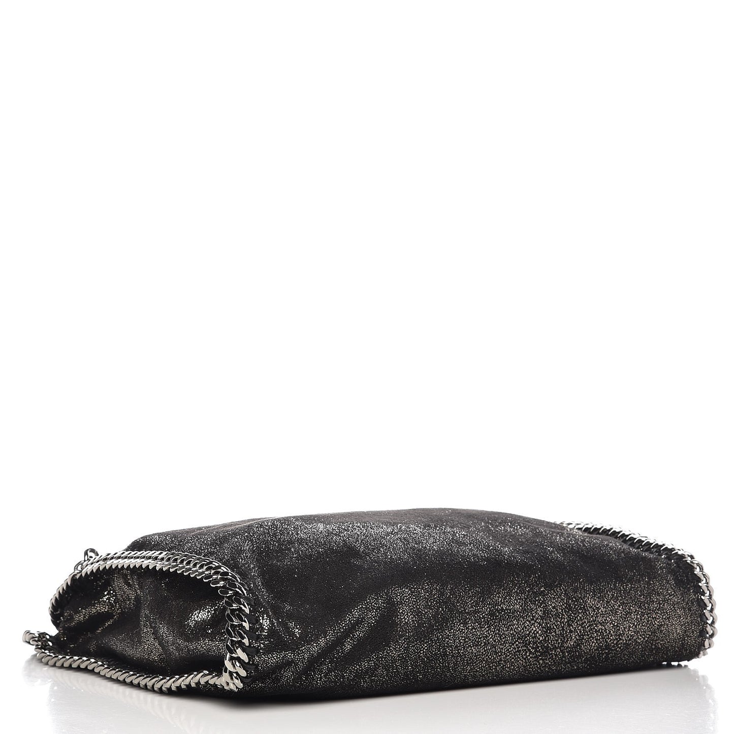 Shaggy Deer Falabella Fold Over Tote Ruthenium