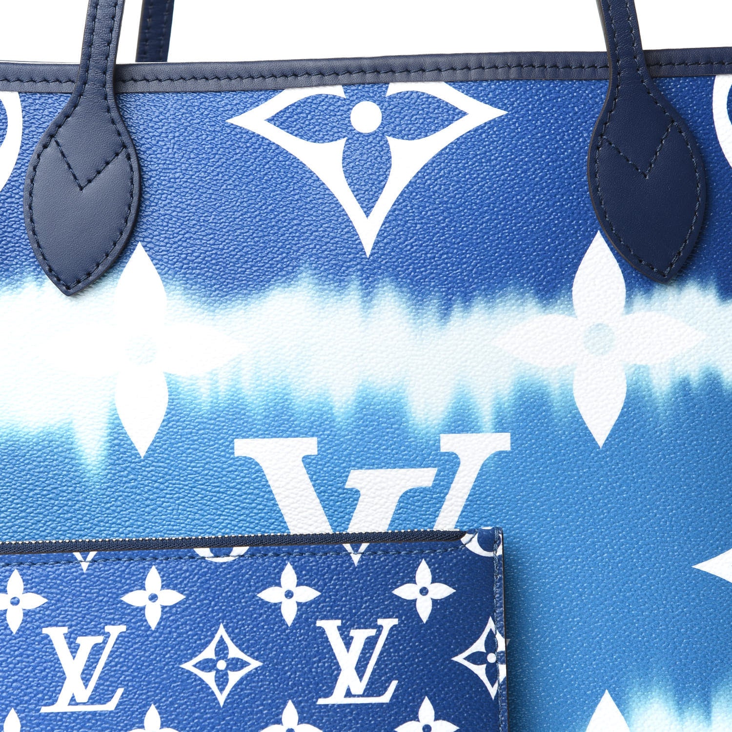 Louis Vuitton Monogram Escale Neverfull MM Blue 10 of 10