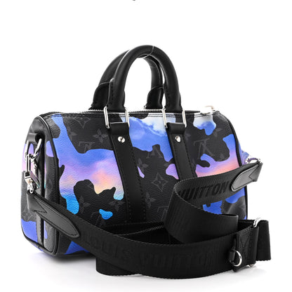 Louis Vuitton Sunset Monogram Eclipse Keepall Bandouliere 25 3 of 9