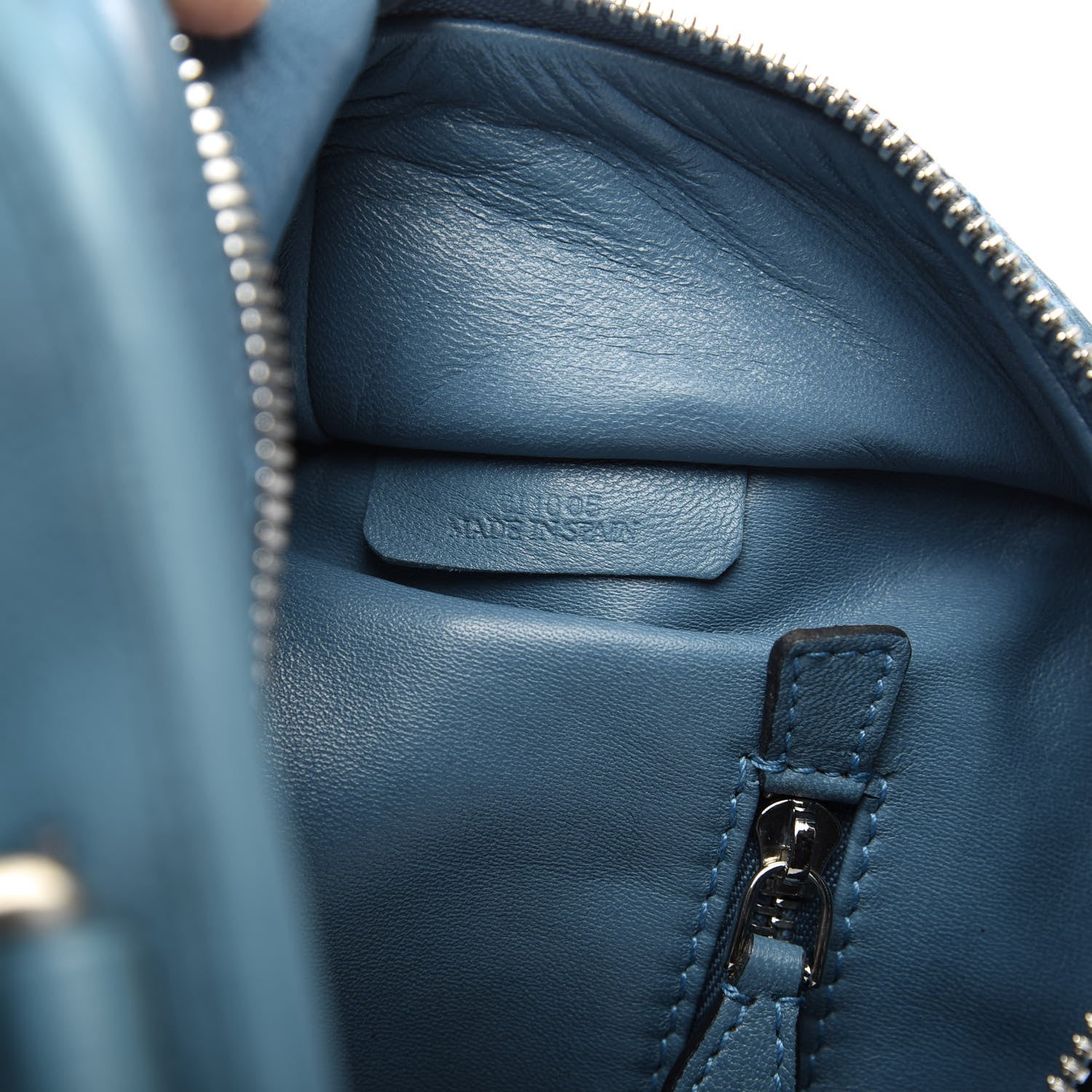 Loewe Calfskin Amazona 28 Blue 9 of 11