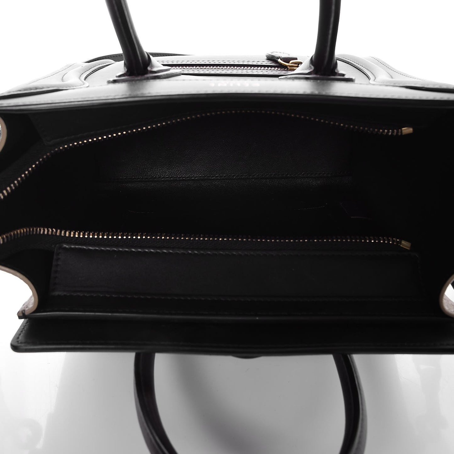 Smooth Calfskin Bullhide Nano Tri-Color Luggage Indigo