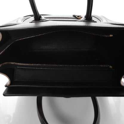 Celine Smooth Calfskin Bullhide Nano Tri-Color Luggage Indigo 5 of 7