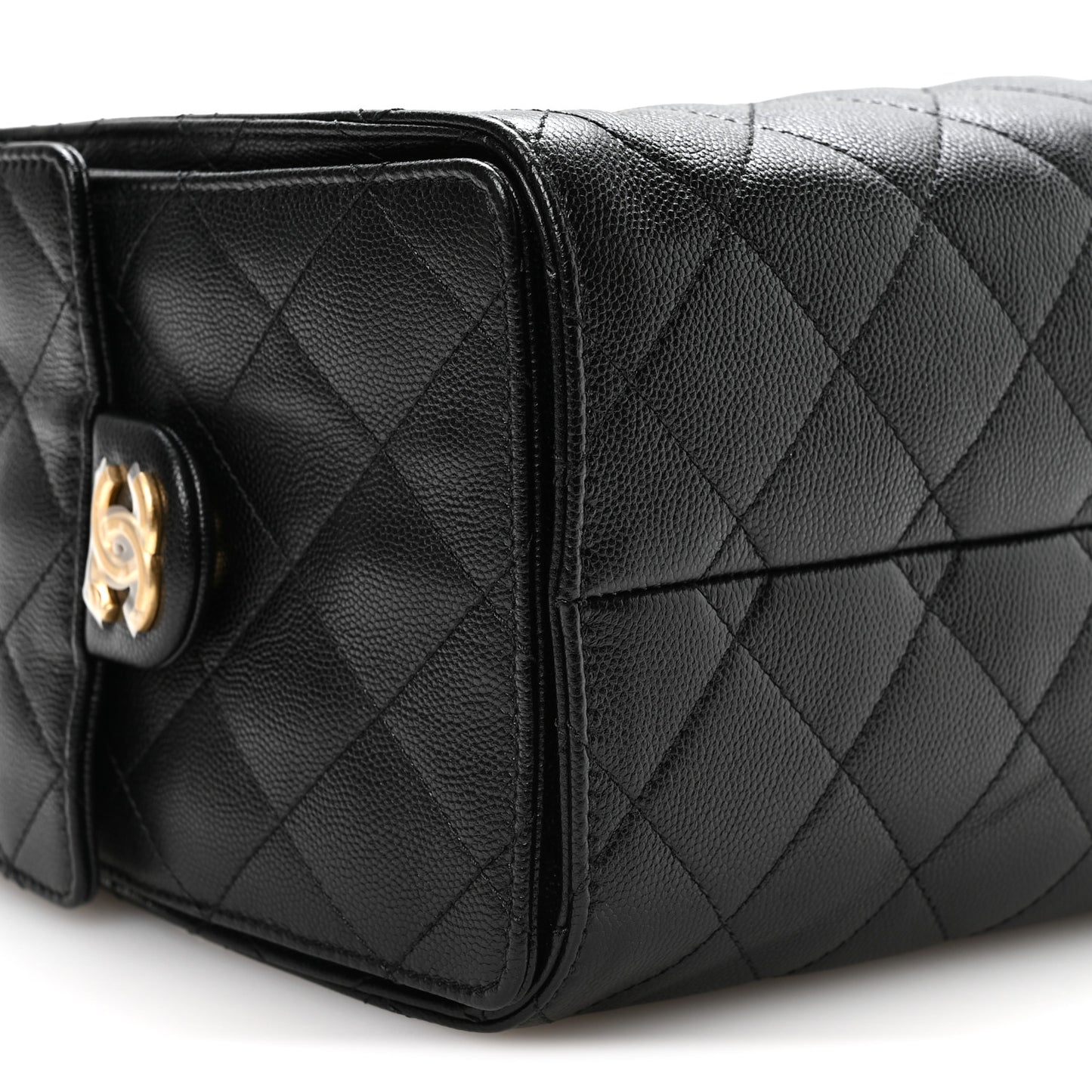 Caviar Quilted Small Chanel 25 Handbag Black