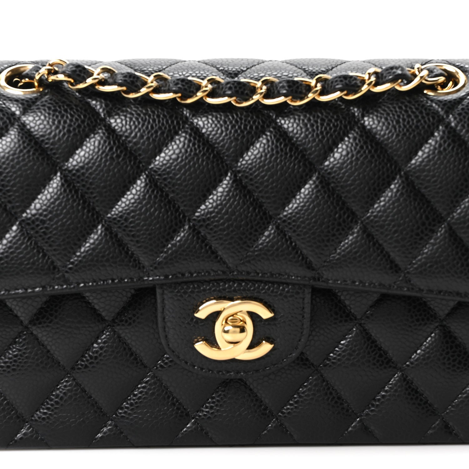 Chanel Caviar Quilted Small Double Flap Black 8 of 10