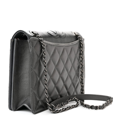 Chanel Metallic Calfskin Quilted Ballerine Flap Silver 3 of 15