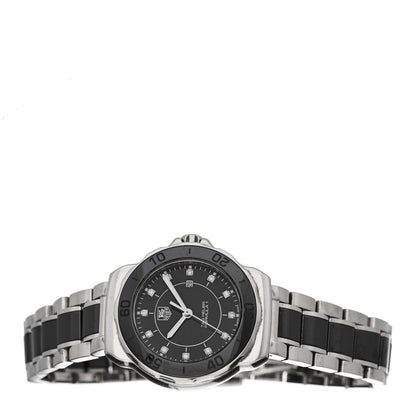 Tag Heuer Stainless Steel Ceramic Diamond 31mm Formula 1 Lady Quartz Watch Black WAH1314 2 of 4