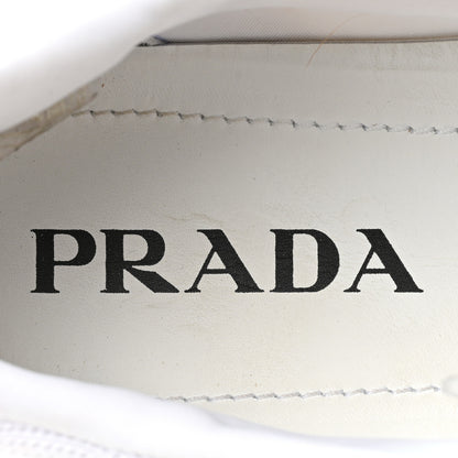 Prada Rubber Technical Knit Fabric Triangle Logo Evolution 55mm Sneakers 39 White 9 of 11