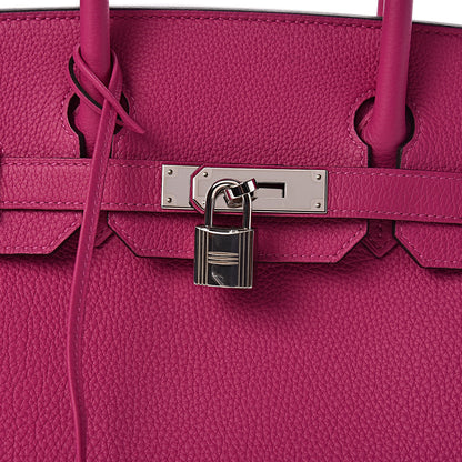 Hermes Togo Birkin 30 Rose Pourpre 12 of 13