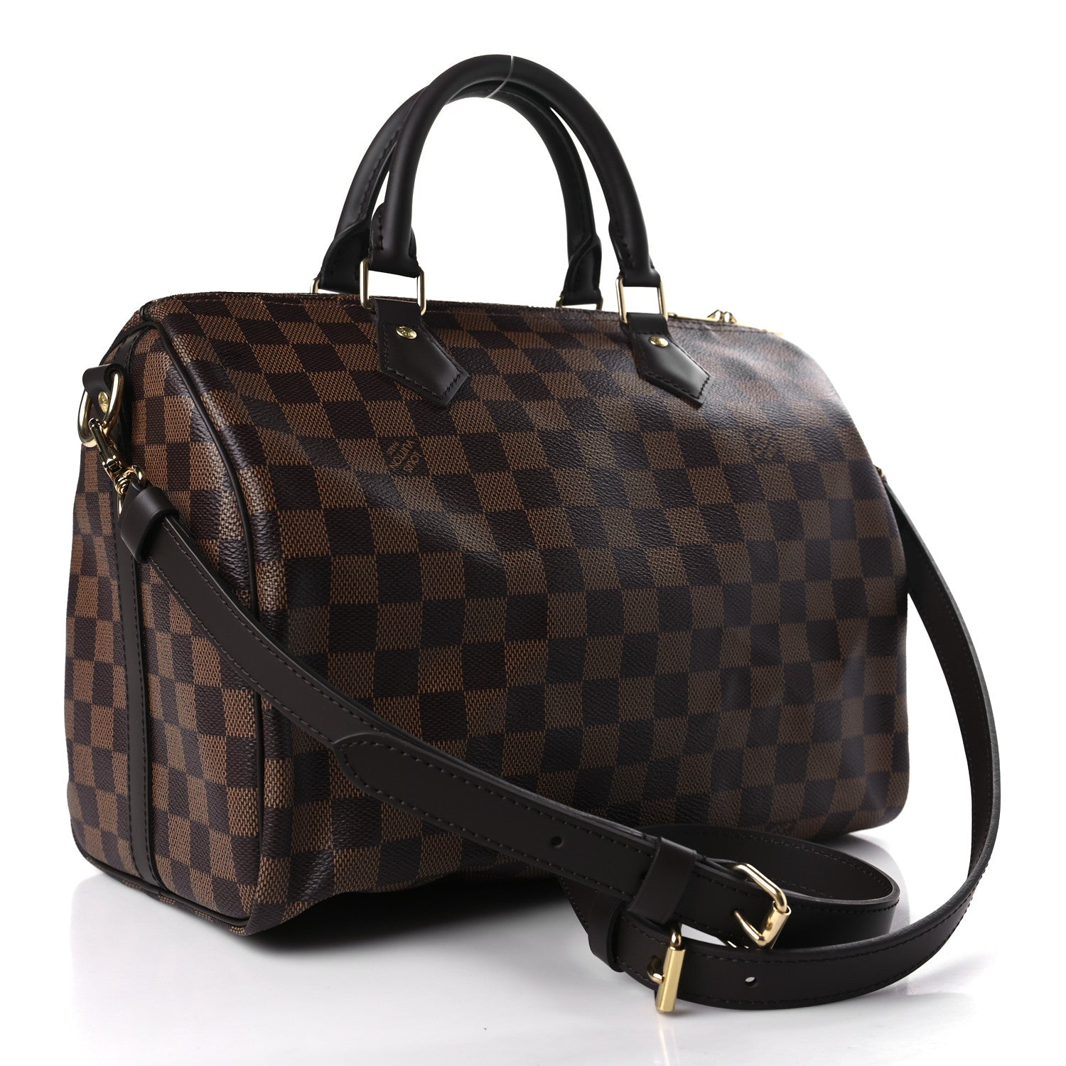 Louis Vuitton Damier Ebene Speedy Bandouliere 30 3 of 8