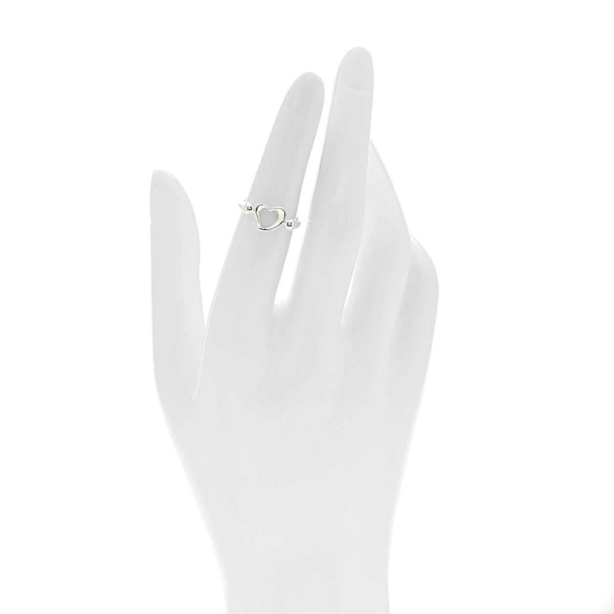 Sterling Silver Elsa Peretti Open Heart Ring 50 5.25