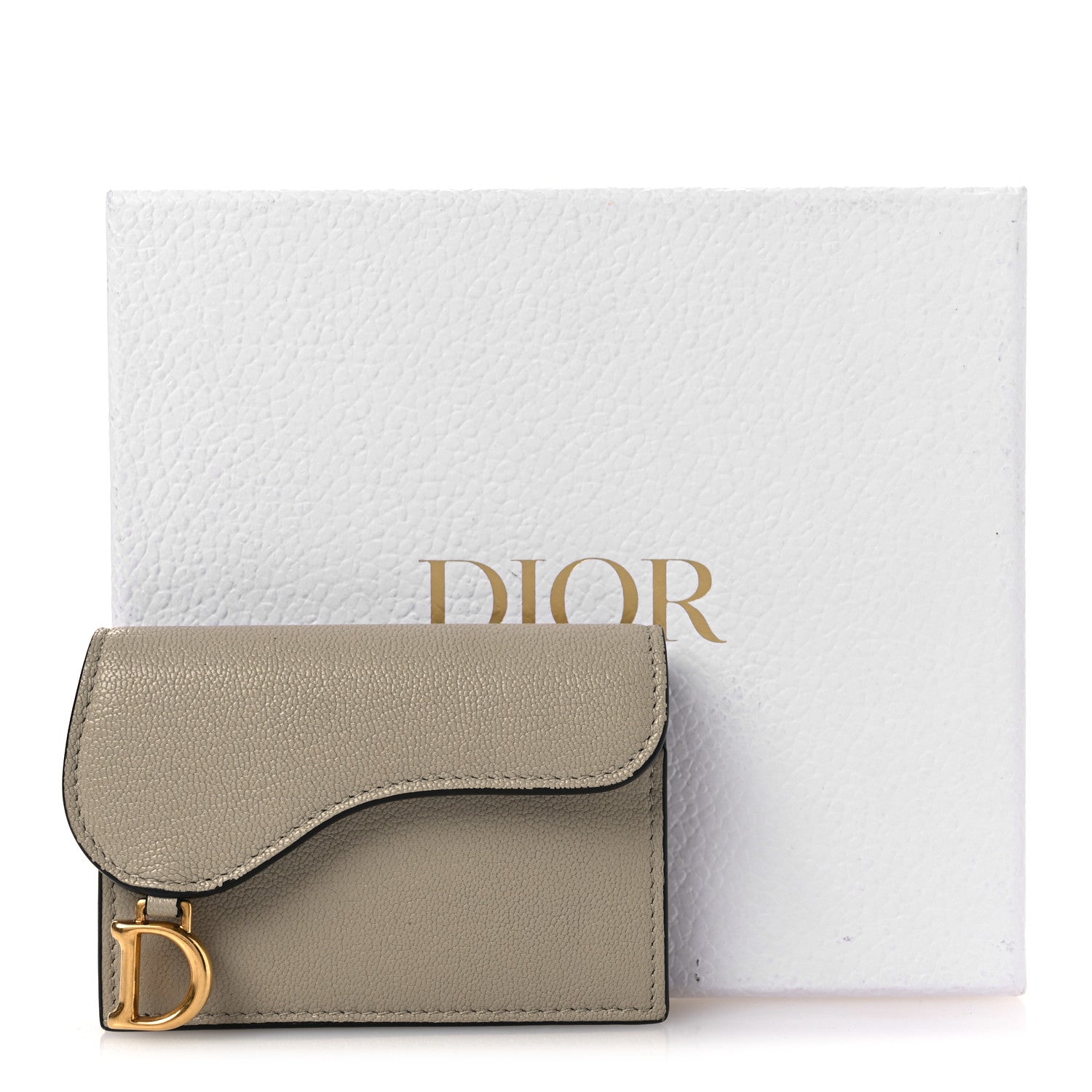 Christian Dior Goatskin Saddle Card Holder Corda 8 of 9