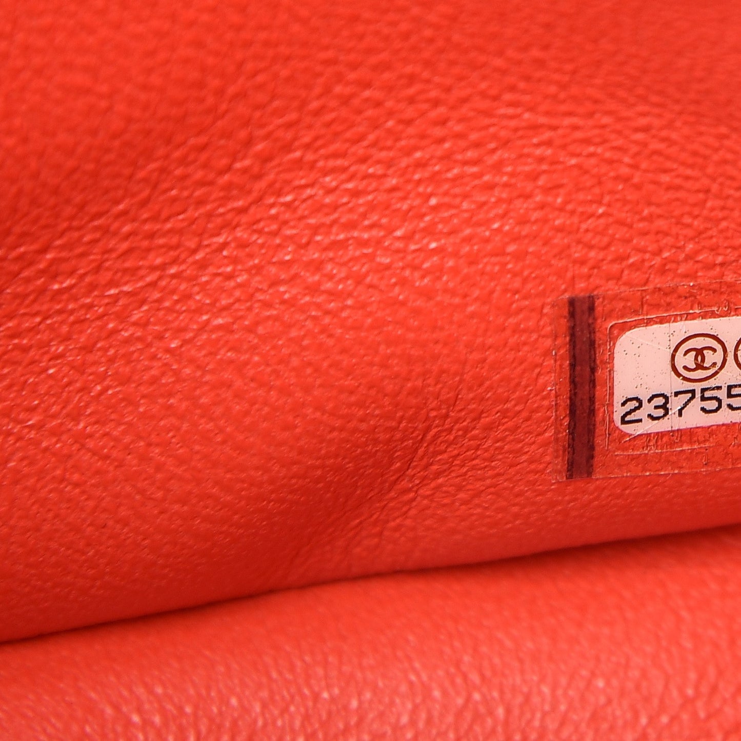 Lambskin Quilted Jumbo Double Flap Red