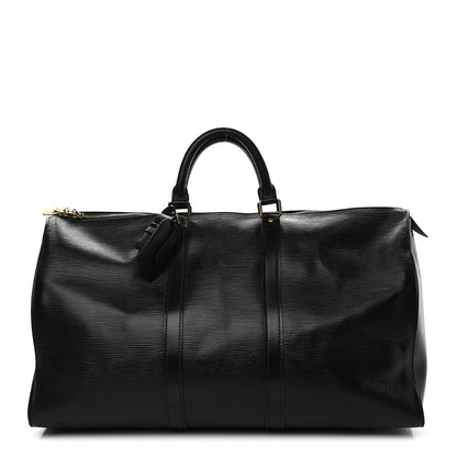 Louis Vuitton Epi Keepall 50 Black 1 of 8