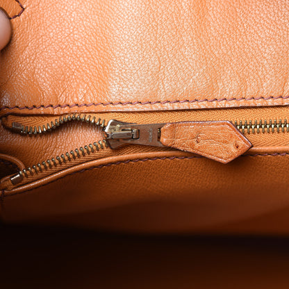 Hermes Ostrich Birkin 35 Gold 17 of 38