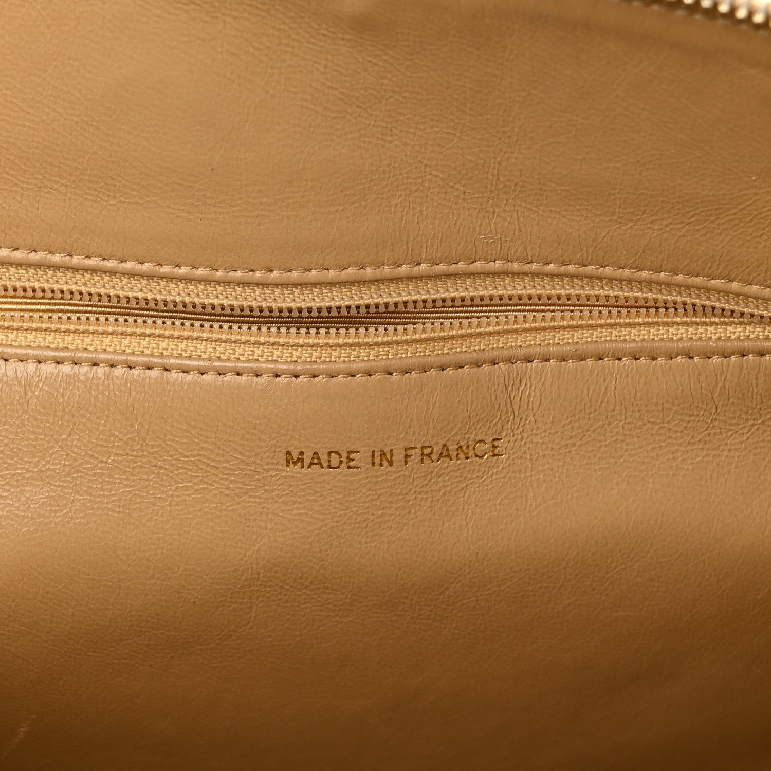 Chanel Caviar Large CC Shoulder Bag Beige 6 of 11