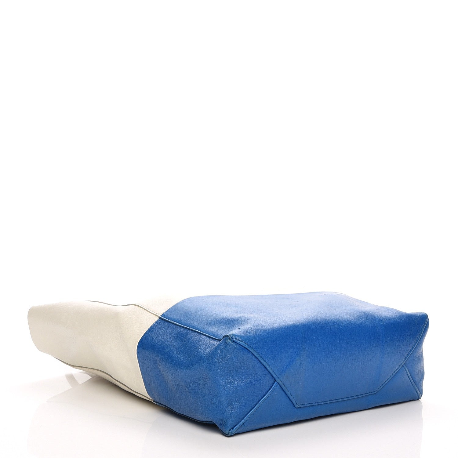 Celine Smooth Lambskin Small Vertical Bi-Cabas White 4 of 7