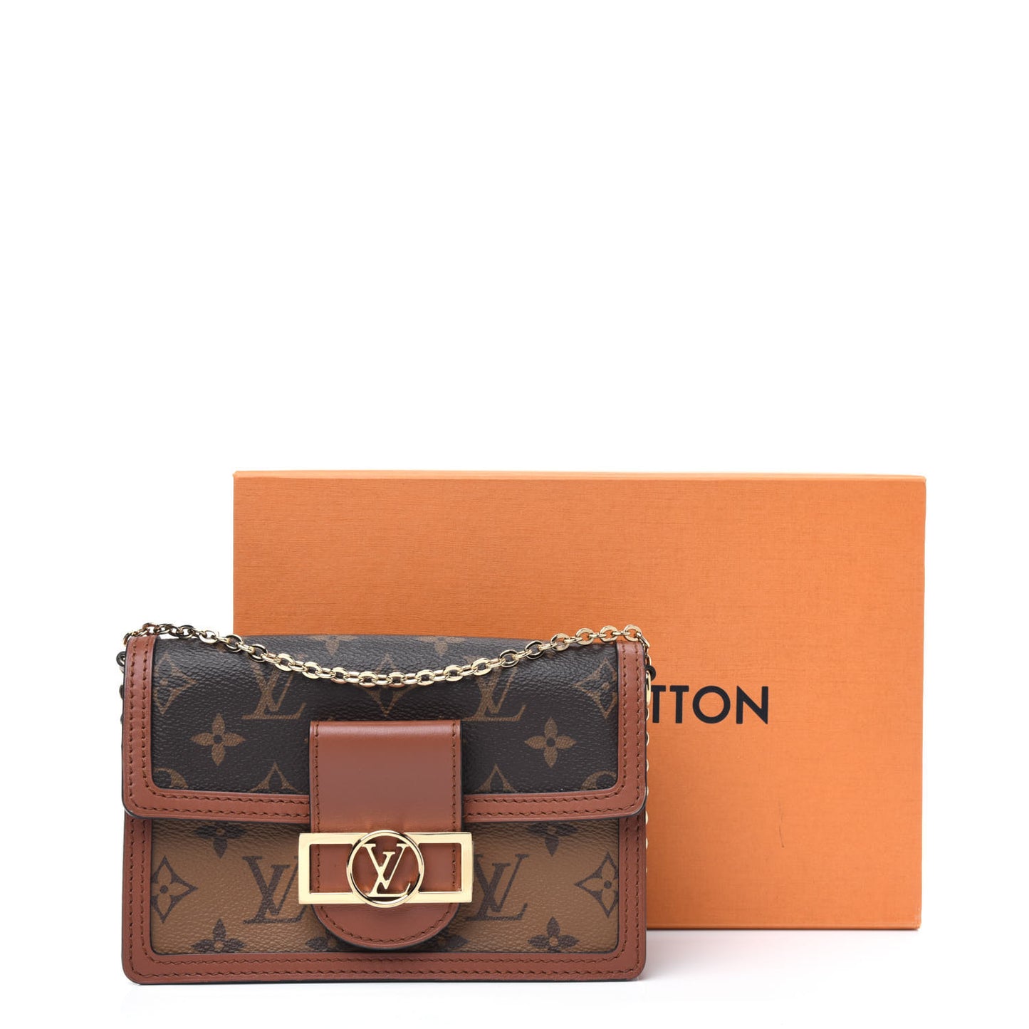Reverse Monogram Dauphine Chain Wallet