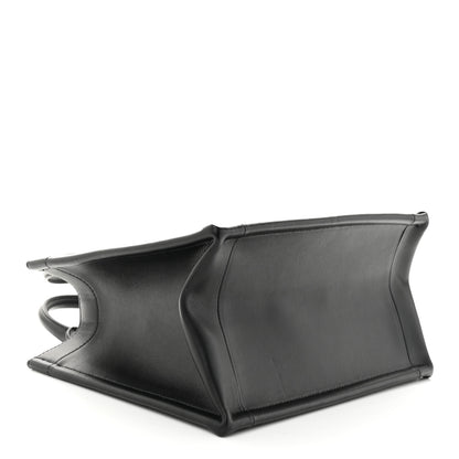 Christian Dior Calfskin Macro Cannage Small Book Tote Black 4 of 10