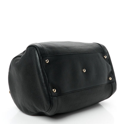 Gucci Pebbled Calfskin Medium Soho Boston Black 4 of 13