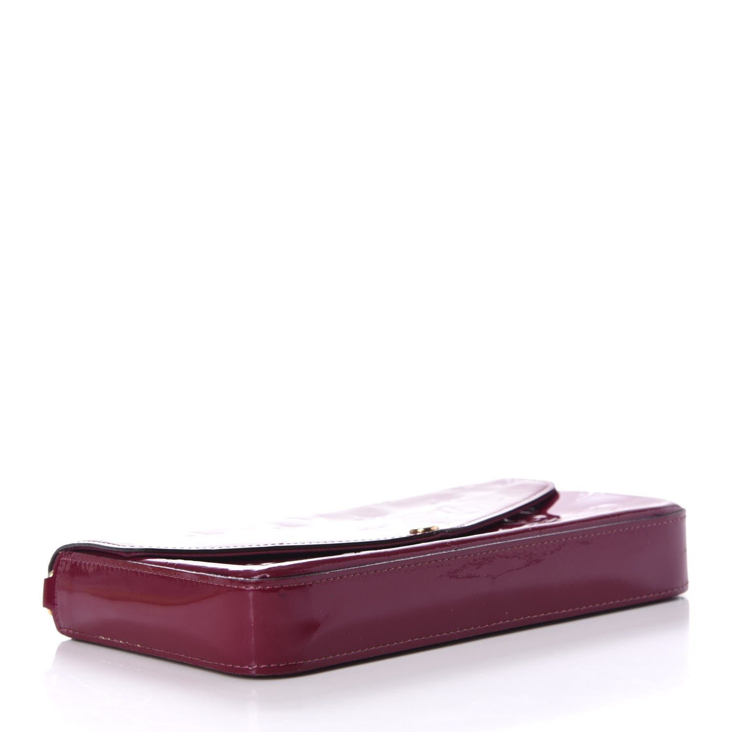 Louis Vuitton Vernis Felicie Chain Wallet Magenta 4 of 9