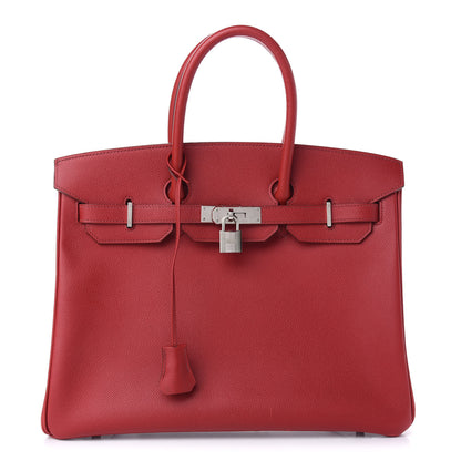Hermes Epsom Birkin 35 Rouge Garance 1 of 15