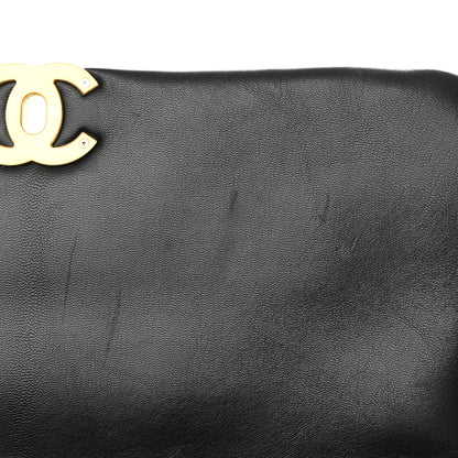 Chanel Lambskin Quilted Maxi Chanel 19 Flap Black 12 of 12