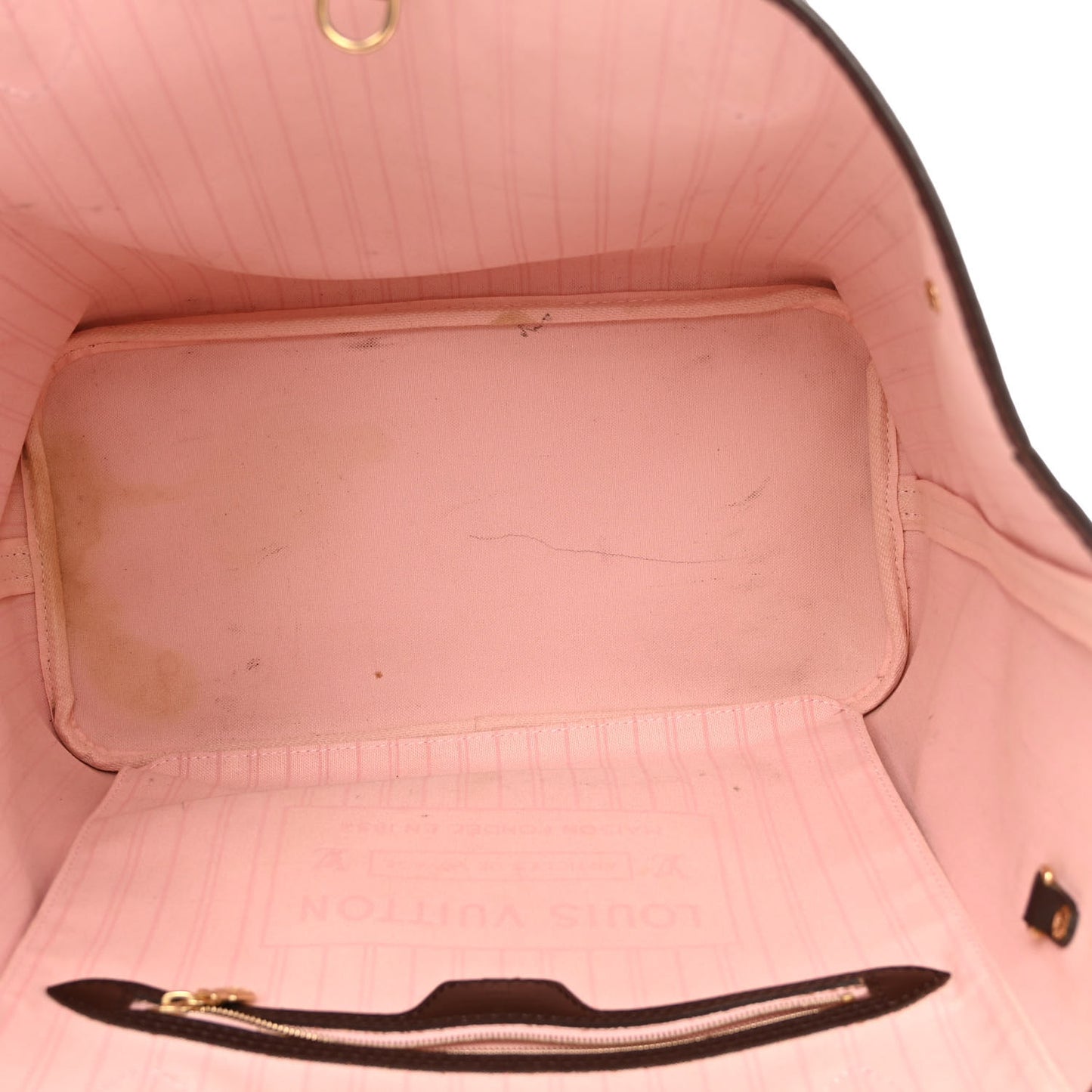 Damier Ebene Neo Neverfull MM Rose Ballerine