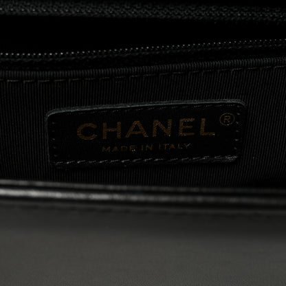 Chanel Lambskin Quilted Large Boy Flap Black 6 of 10