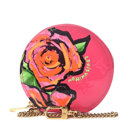 Louis Vuitton Vernis Roses Chapeau Coin Purse Rose Pop 1 of 6