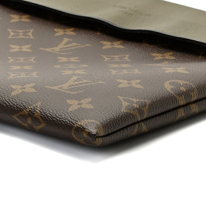 Louis Vuitton Monogram Tuileries Pochette Kaki 7 of 8