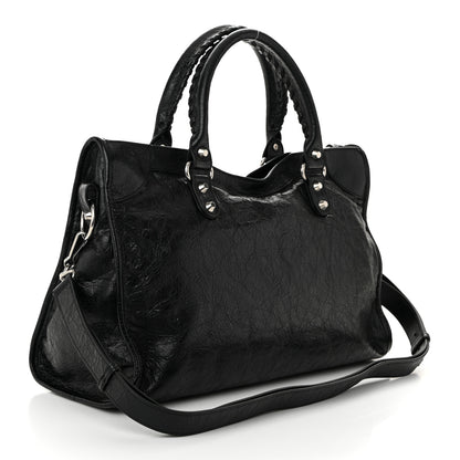 Balenciaga Classic Silver Hardware Medium Le City Black 3 of 10