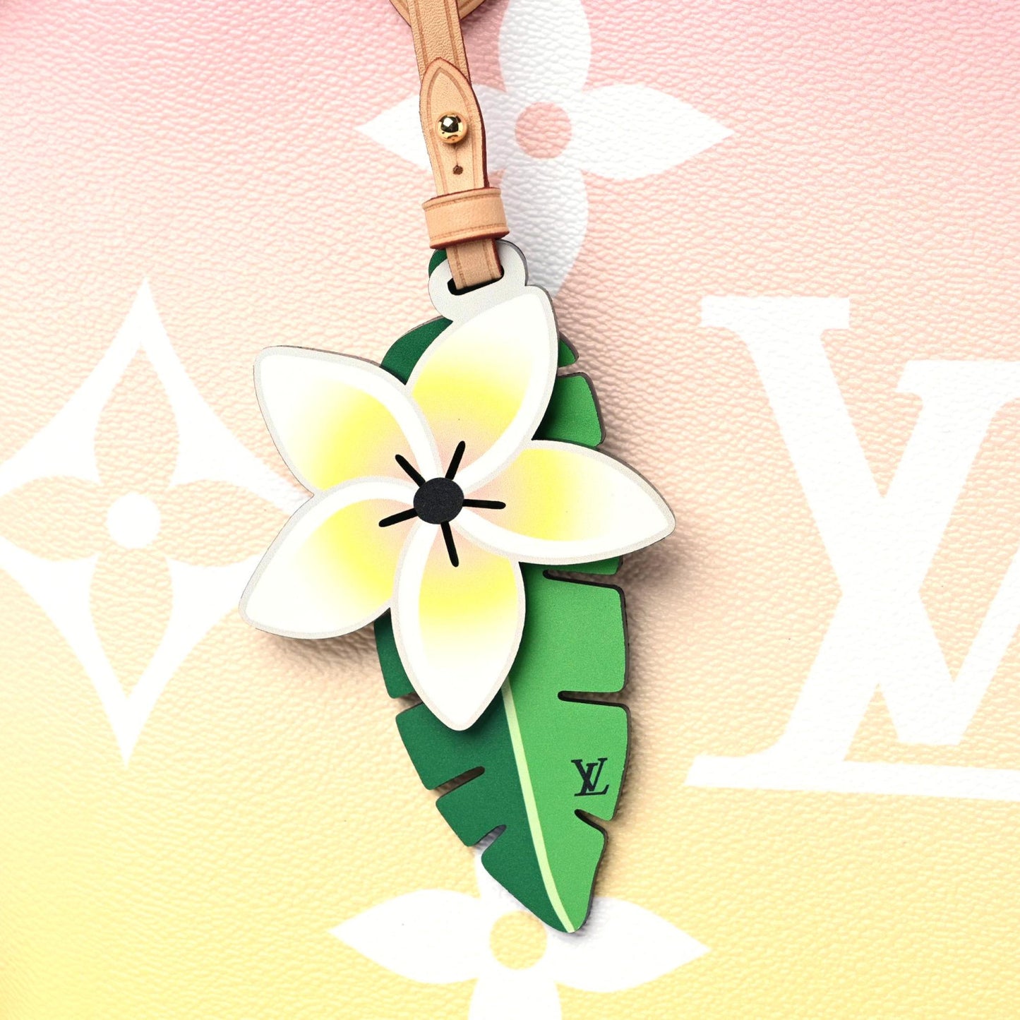 Monogram Giant By The Pool Neverfull MM Light Pink