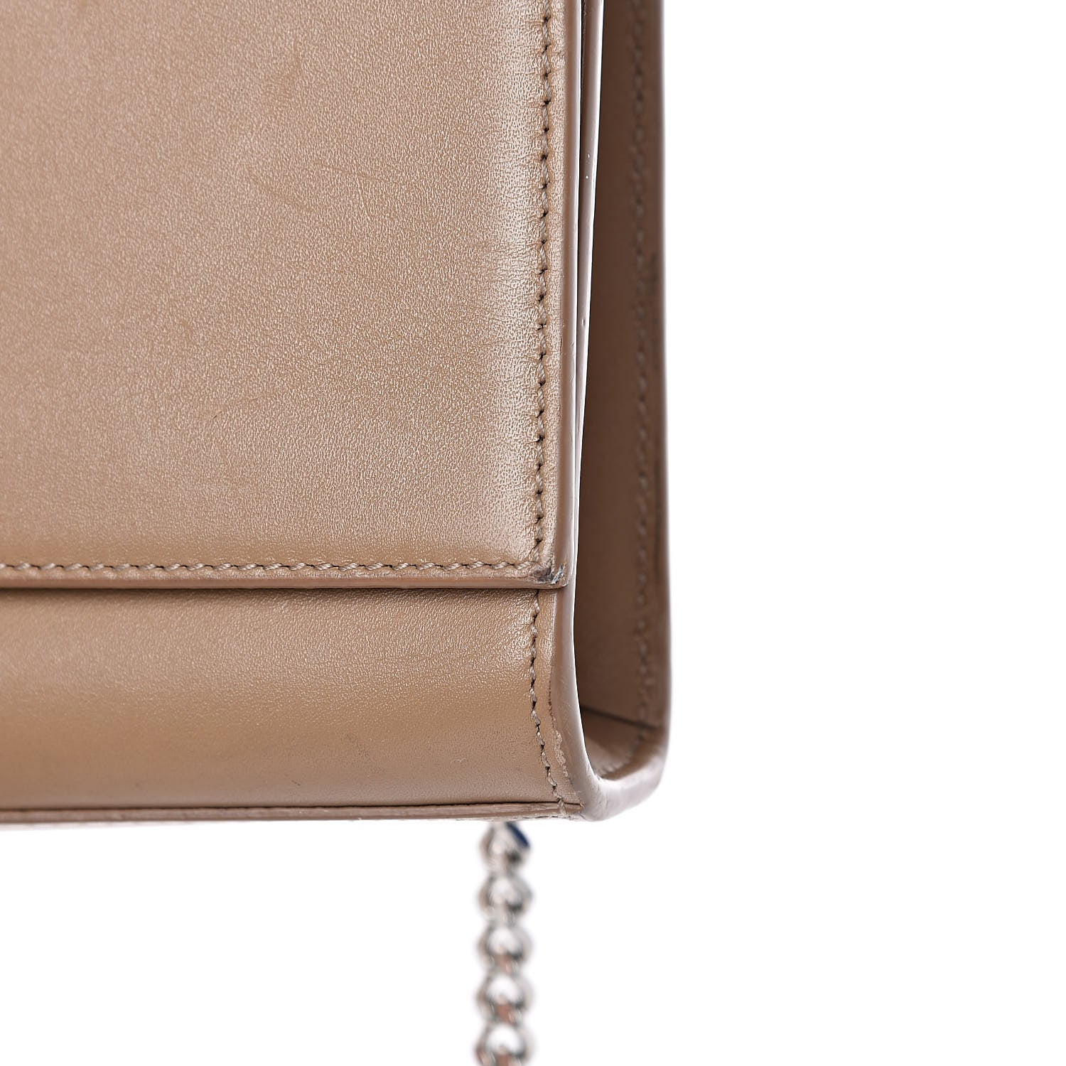 Saint Laurent Smooth Calfskin Medium Classic Monogram Kate Tassel Satchel Dark Beige 13 of 21