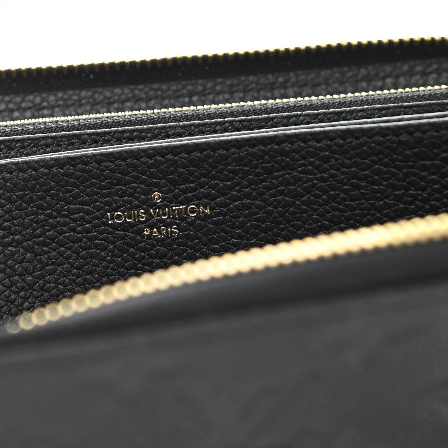 Louis Vuitton Empreinte Zippy Wallet Black 6 of 7