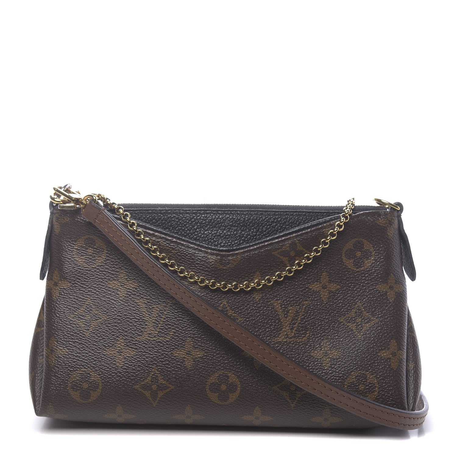 Louis Vuitton Monogram Pallas Clutch Black 1 of 13
