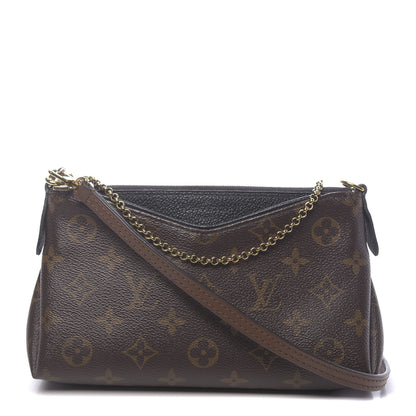 Louis Vuitton Monogram Pallas Clutch Black 1 of 13