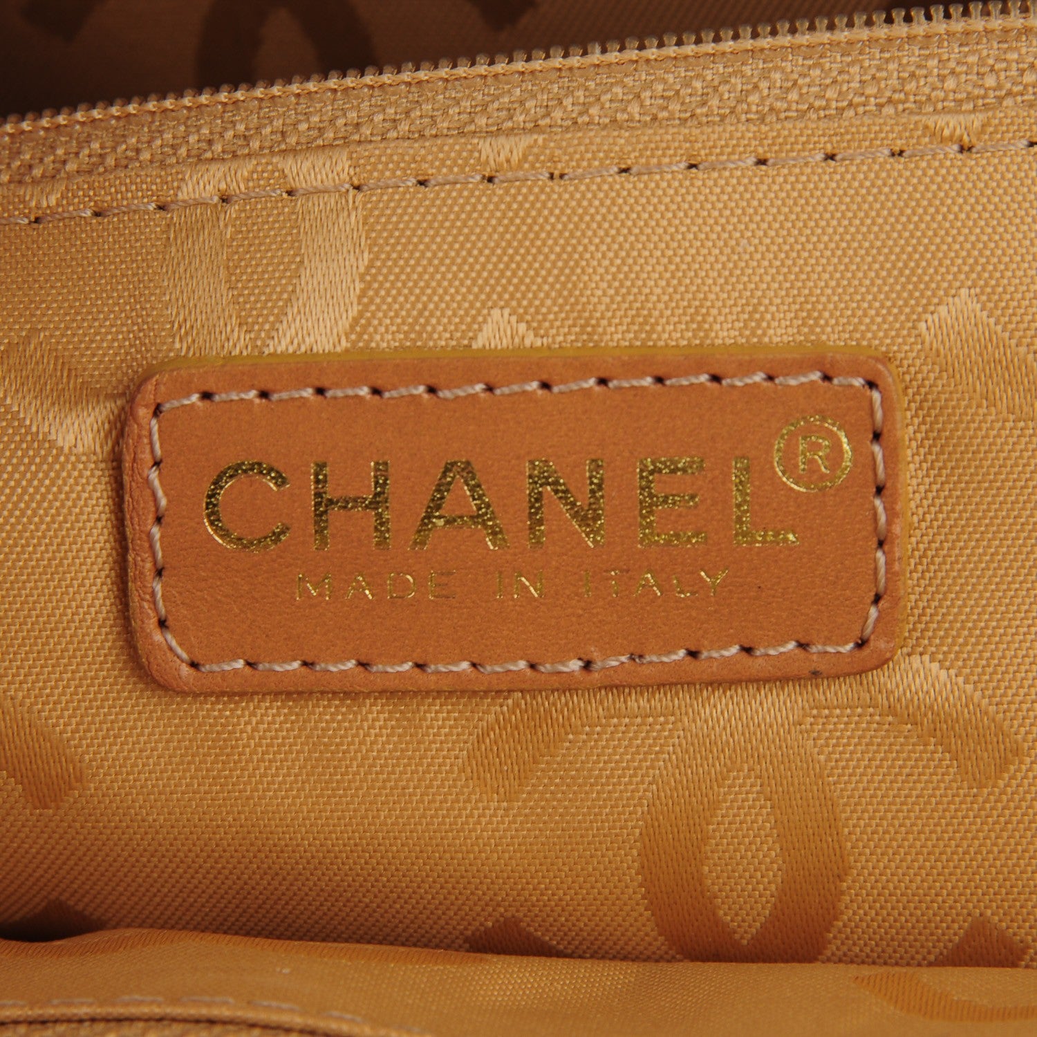 Chanel Caviar CC Shoulder Bag Beige 5 of 7
