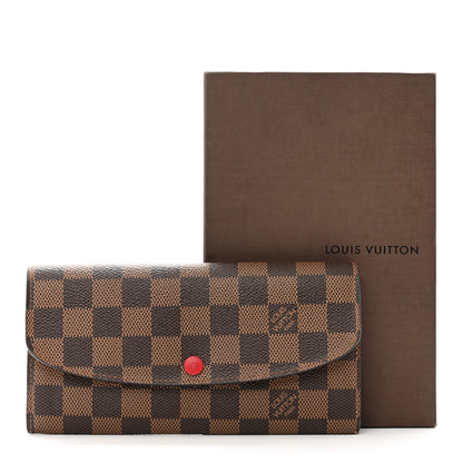 Louis Vuitton Monogram Emilie Wallet Rouge 11 of 11