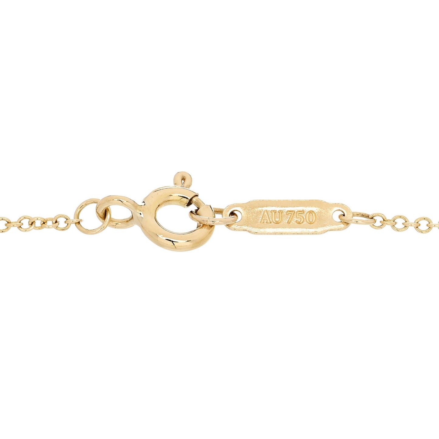 18K Yellow Gold Infinity Endless Bracelet
