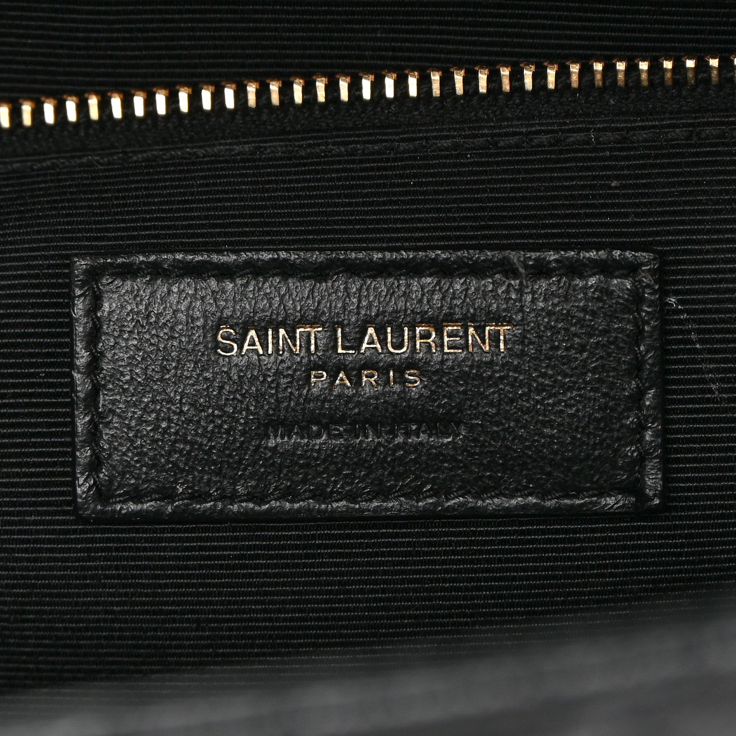 Saint Laurent Grain De Poudre Textured Mixed Matelasse Large Triquilt Monogram Satchel Black 5 of 12