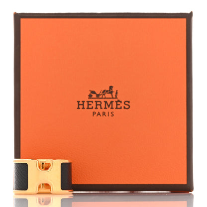 Hermes Madame Calfskin Large Olympe Ring M Black 6 of 6
