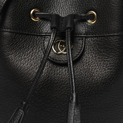 Gucci Glazed Textured Calfskin Web Small Ophidia Bucket Bag Black 8 of 10