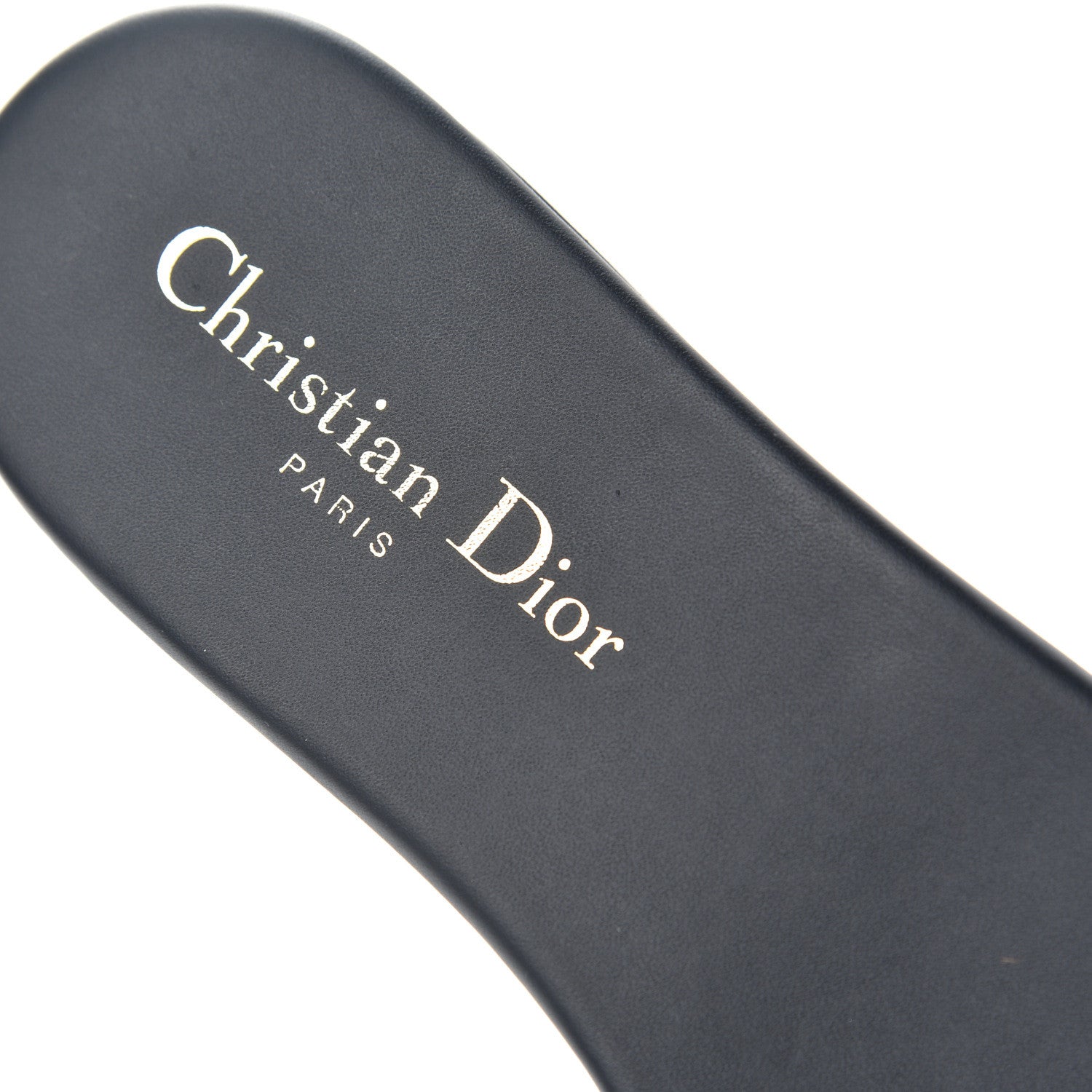 Christian Dior Canvas Embroidered Dway Mules Slide Sandals 39 Deep Blue 8 of 11