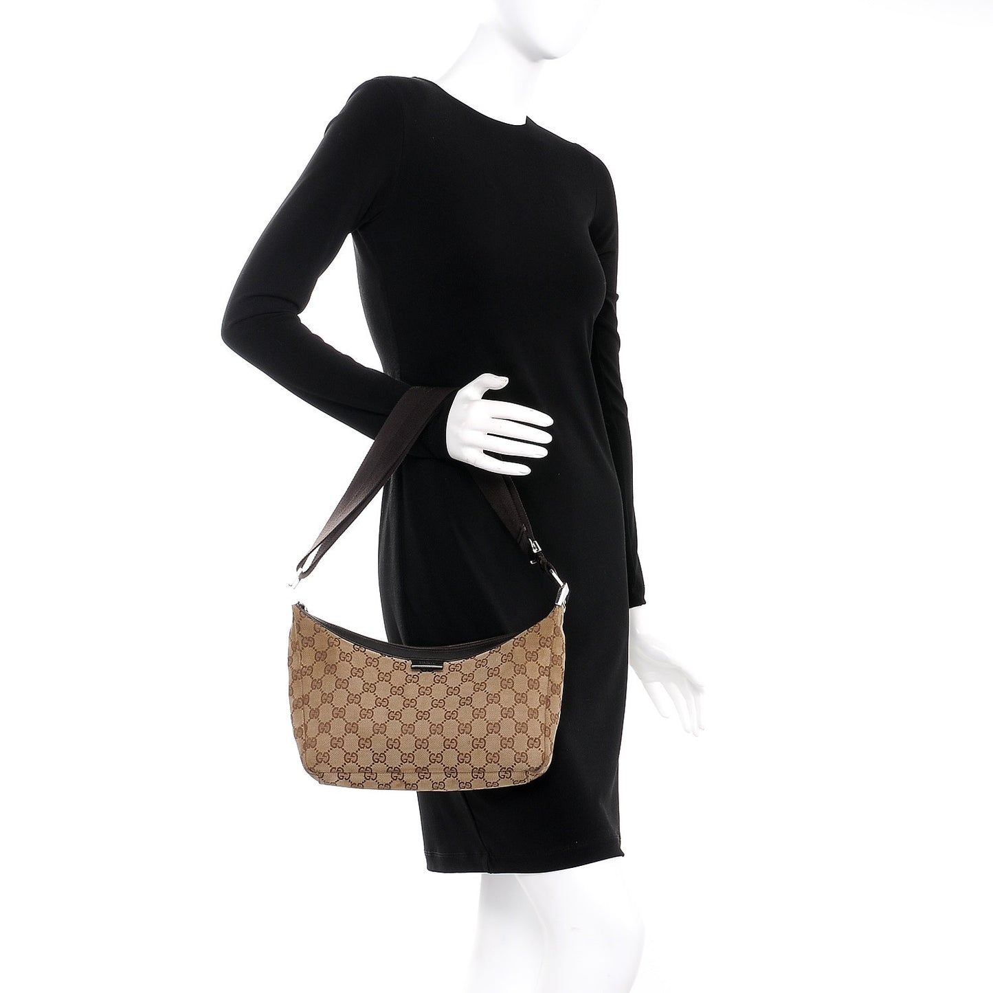 Monogram Shoulder Bag Dark Brown
