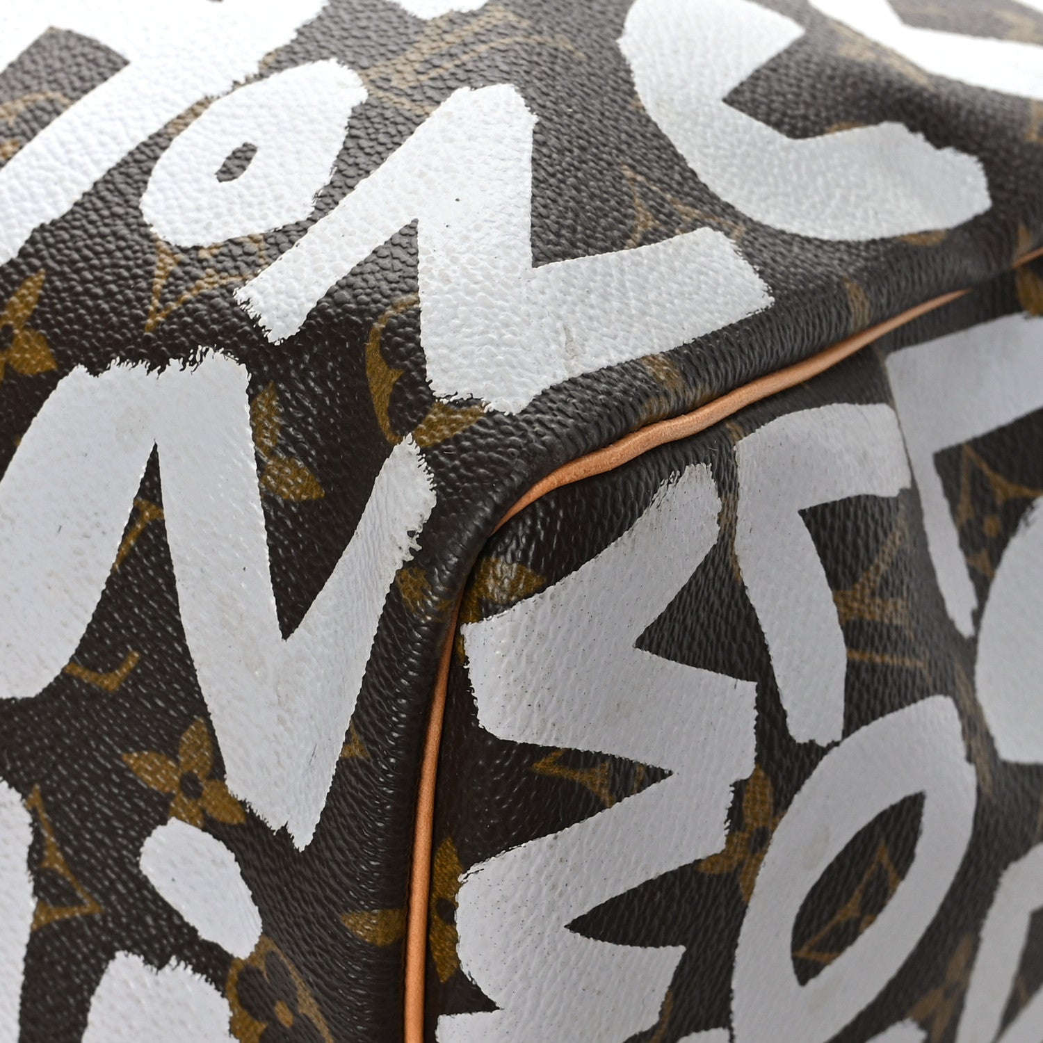 Louis Vuitton Monogram Graffiti Keepall 50 Silver 9 of 10