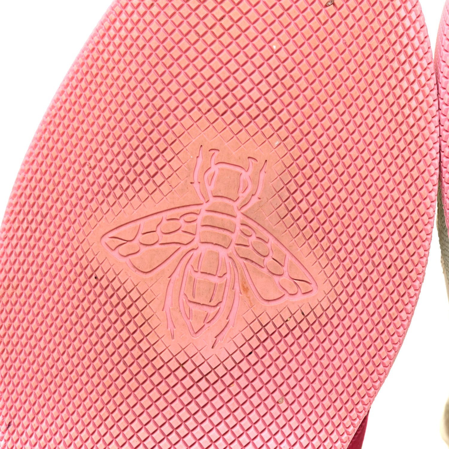 Gucci New GG Monogram Nubuck Web Crystal Embellished Womens Screener Sneakers 38.5 Camel Ebony Wild Rose 6 of 9