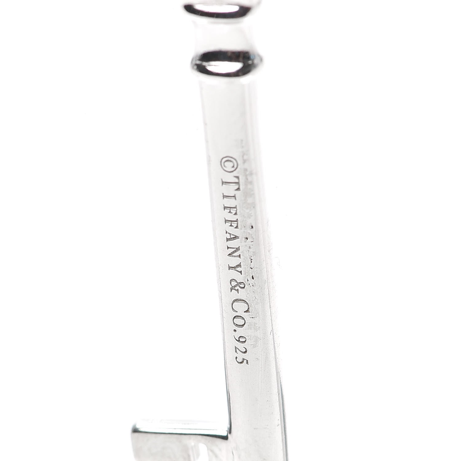Tiffany Sterling Silver Crown Key Pendant 3 of 3