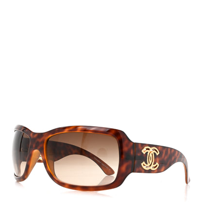Chanel Acetate CC Sunglasses 6018 Tortoise 1 of 8
