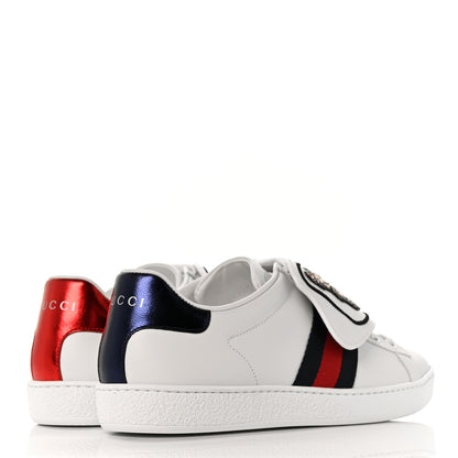 Gucci Calfskin Ayers Web Womens Ace Lace Sneakers 36.5 White 4 of 8