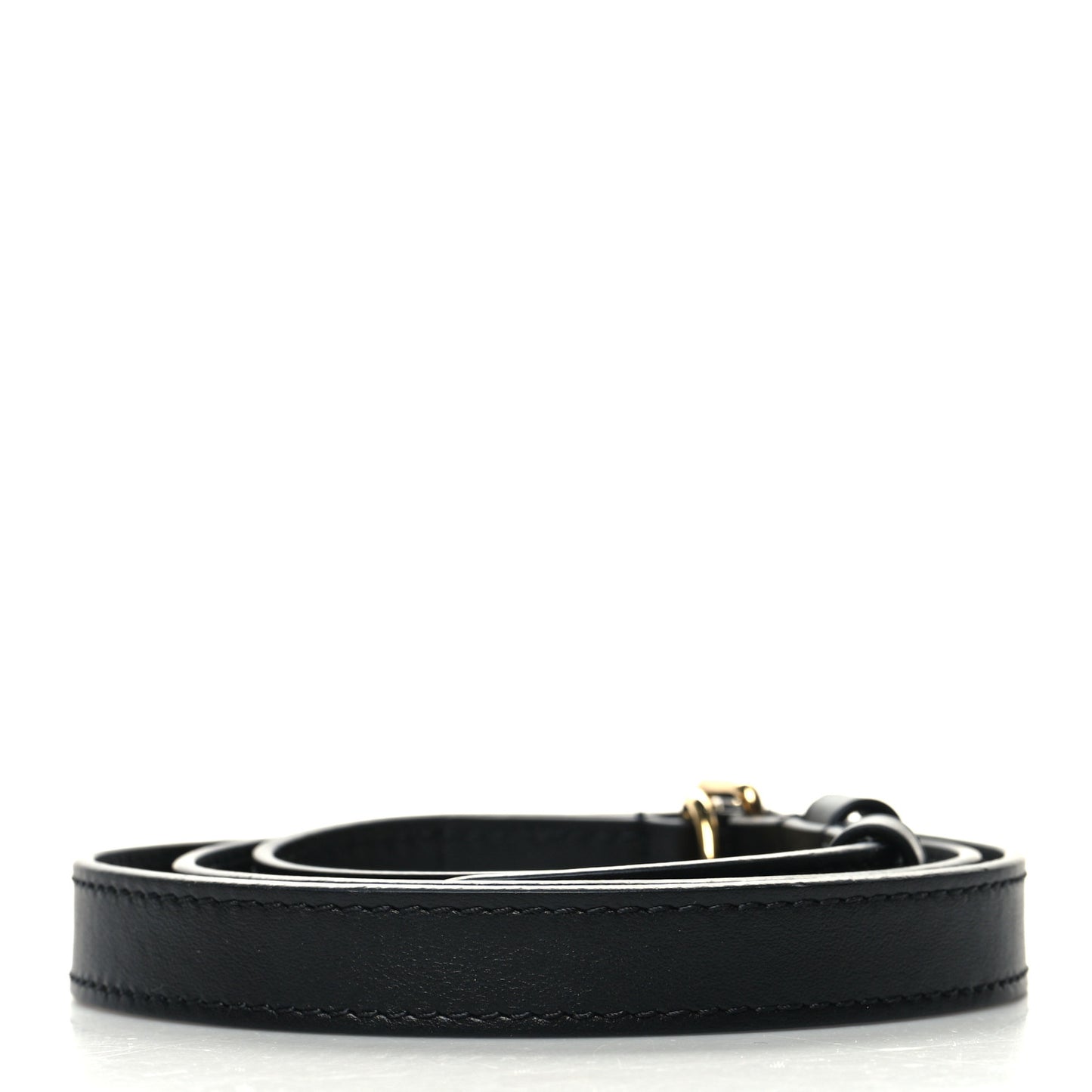 Calfskin Speedy Bandouliere Shoulder Strap Black